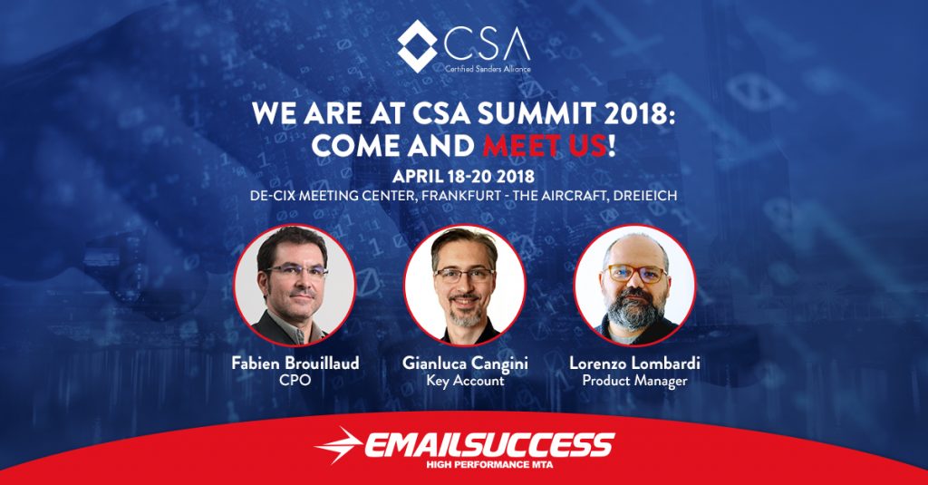 CSA SUMMIT 2018 Come and Meet the EmailSuccess Team