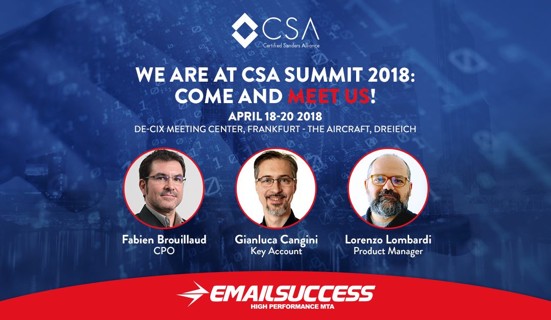 CSA SUMMIT 2018: Come and Meet the EmailSuccess Team